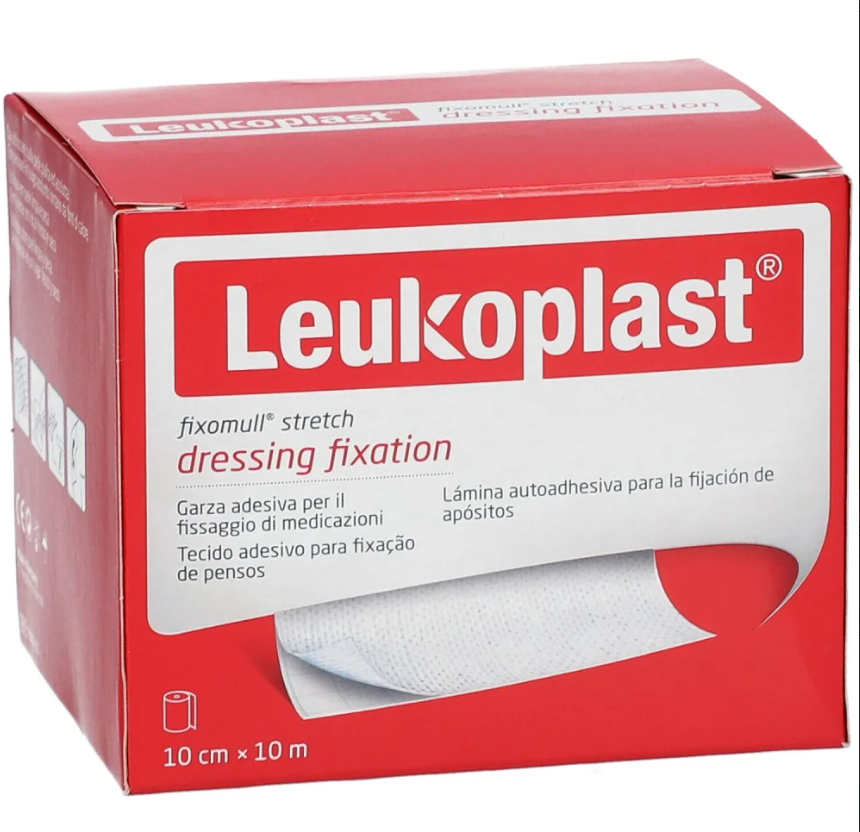 BSN Medical Leukoplast Fixomull Stretch Cerotto in TNT Conformabile 10x10 cm