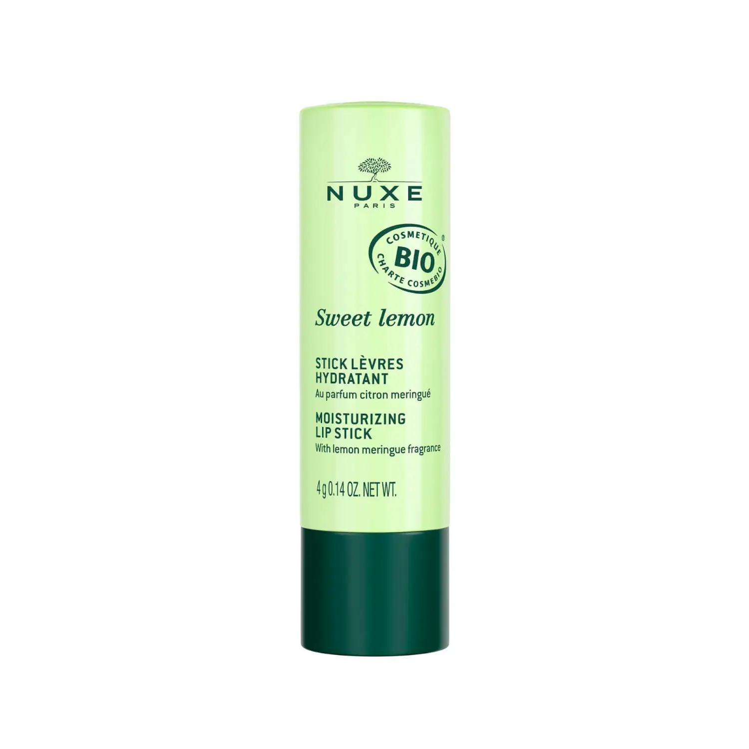 Nuxe Sweet Lemon Lip Balm Stick Labbra Idratante Bio 4 g