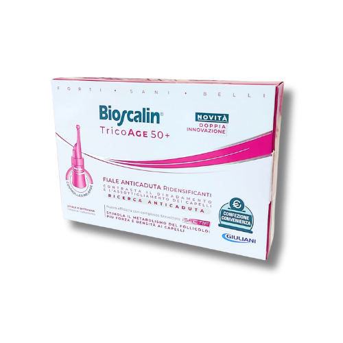 Bioscalin Tricoage 50+ Fiale Anticaduta Donna Ridensificanti 8 fiale Prezzo Speciale