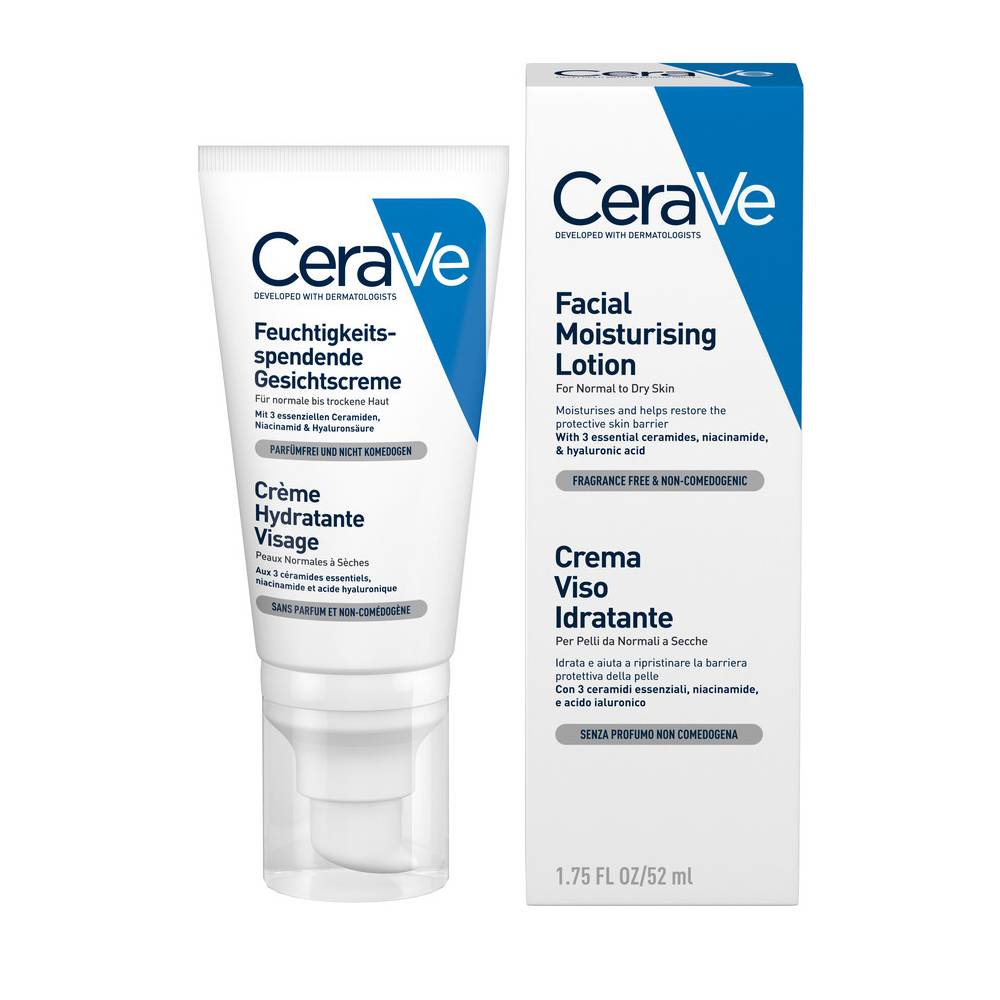 CeraVe Crema Viso Idratante con Acido Ialuronico