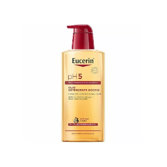 Eucerin PH5 Olio Detergente Doccia per Pelle Secca e Sensibile 400 ml
