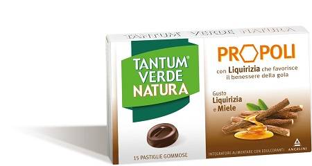 Tantum Verde Natura per il benessere della gola 15 pastiglie gommose gusto Liquirizia