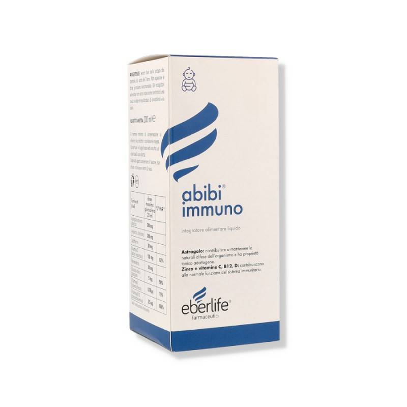 Eberlife Abibi Immuno Integratore per le Difese Immunitarie dei Bambini 200 ml