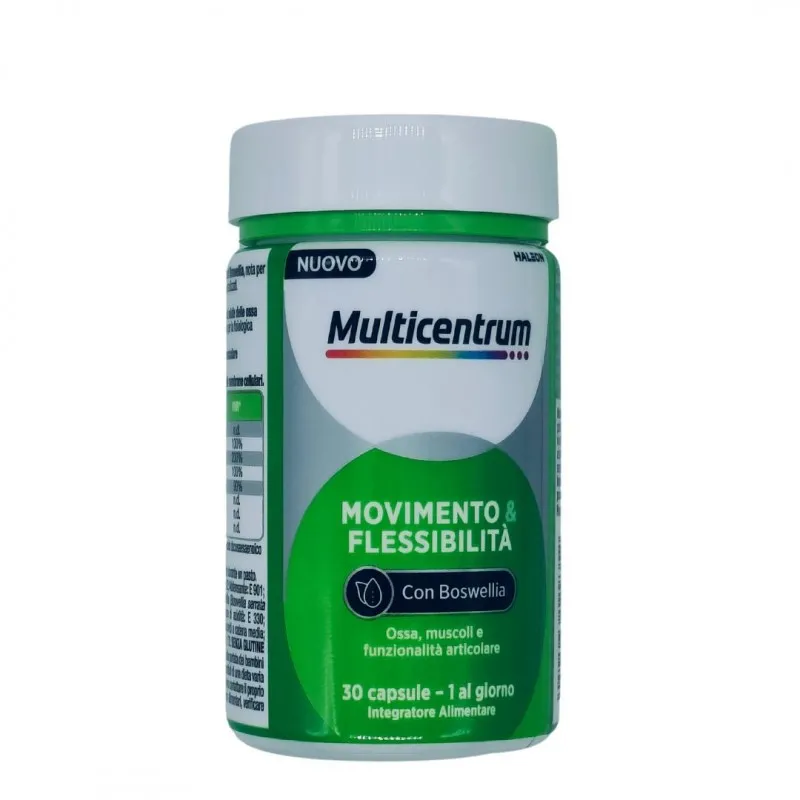 Multicentrum Movimento & Flessibilità Integratore per il Benessere di Ossa e Articolazioni 30 capsule molli