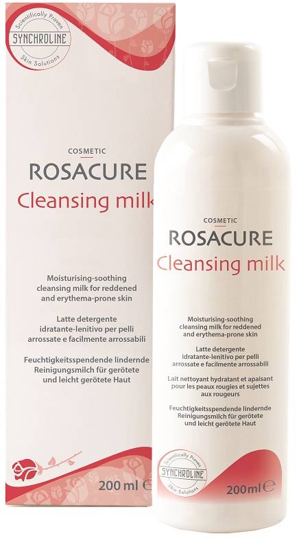 Synchroline Rosacure Cleansing Milk Latte Detergente per Pelli Arrossate 200 ml