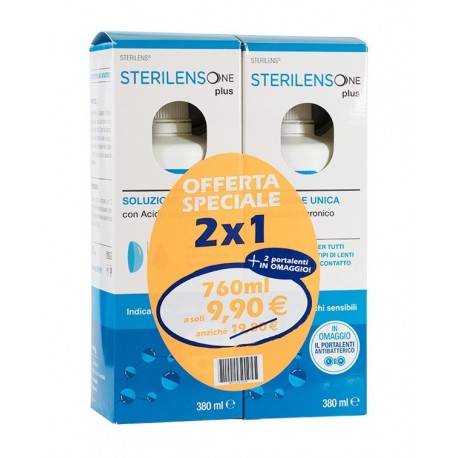 Sterilens One Plus Soluzione in gocce per lenti a contatto 380 ml Bipacco