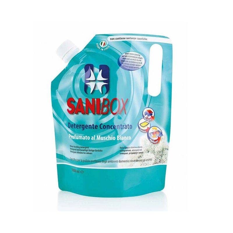 Sanibox Muschio Bianco Detergente antiodore 1LT