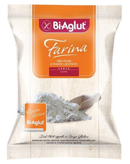 BiAglut Farina per Pizza e Paste Lievitate Senza Glutine 1 kg