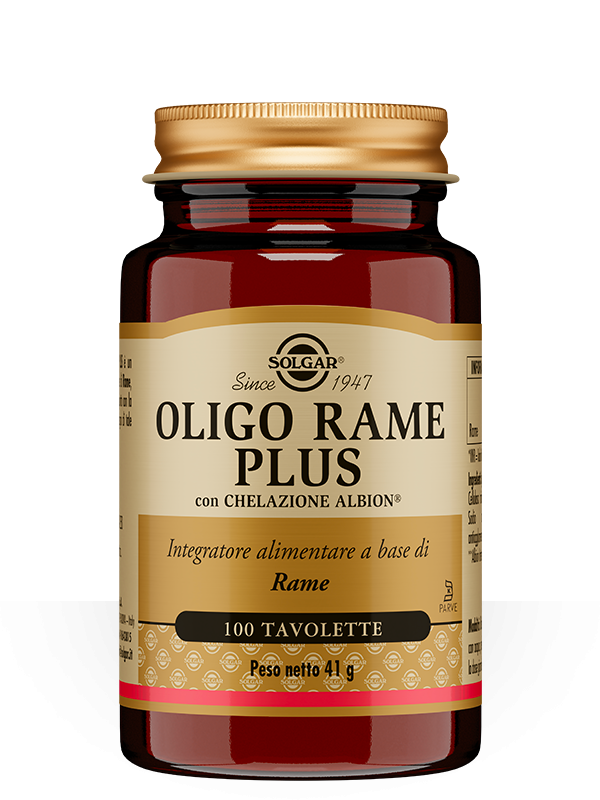 Solgar Oligo Rame Plus Integratore di Rame 100 tavolette