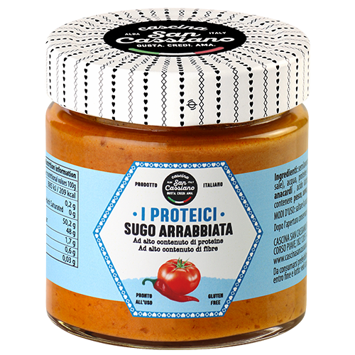 Cascina San Cassiano Sugo proteico all'arrabbiata 190 g