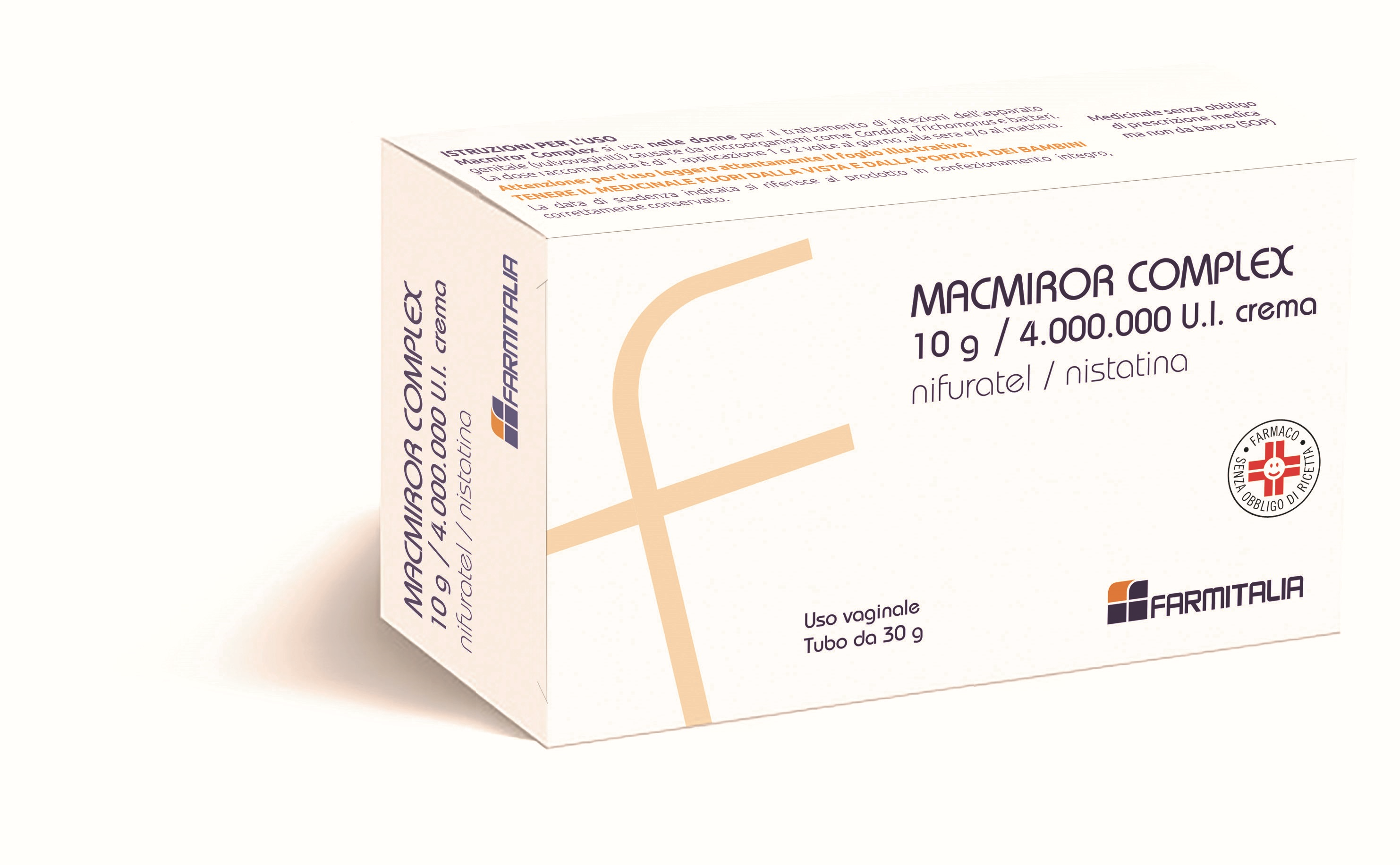 MACMIROR COMPLEX*crema vag 30 g 10 g + 4.000.000 Unita' Internazionali