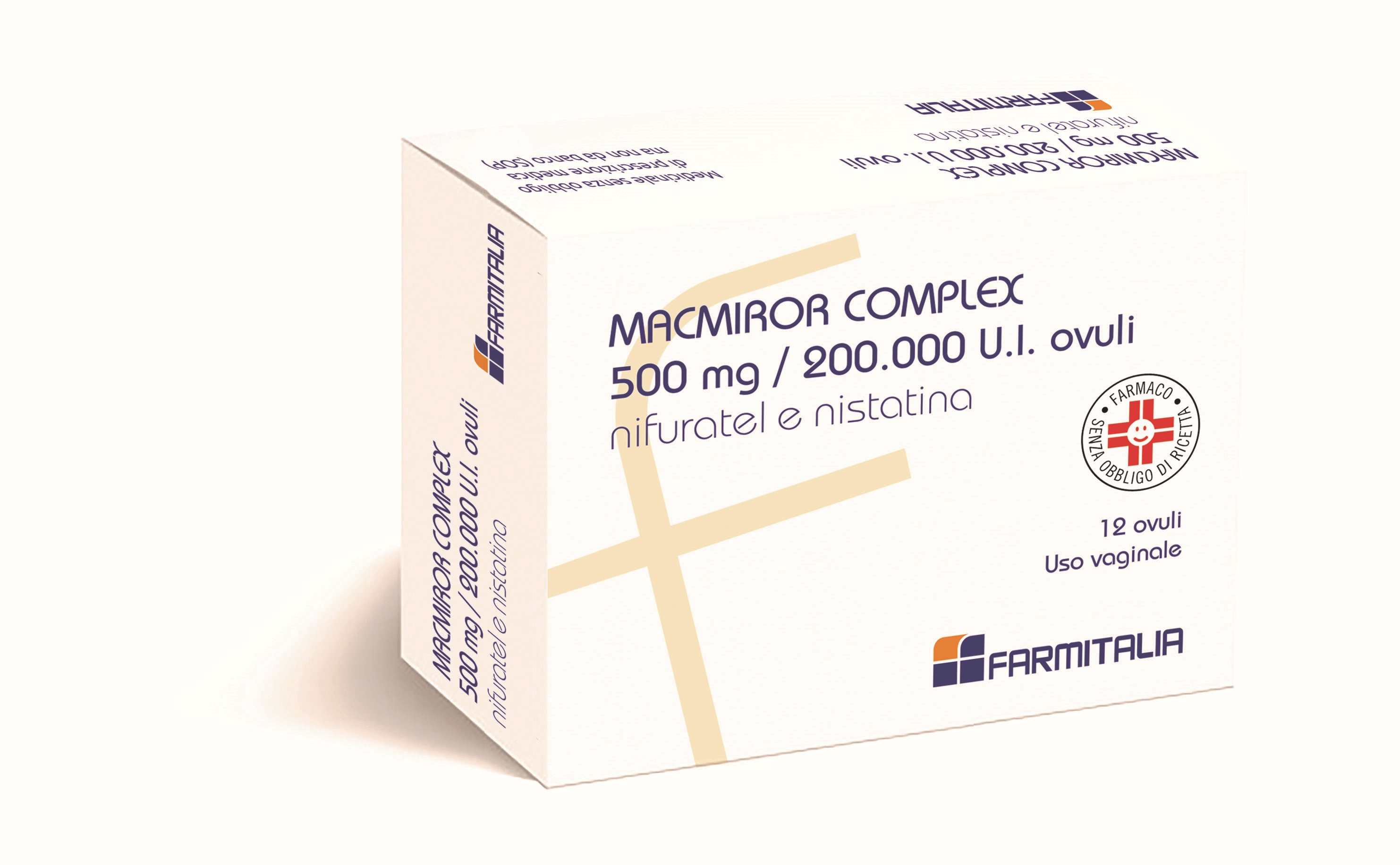 MACMIROR COMPLEX*12 ovuli vag 500 mg + 200.000 Unita' Internazionali