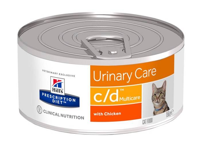 PRESCRIPTION DIET FELINE URINARY CARE C/D MULTICARE CHICKEN&VEGETABLES 156 G