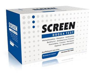 Screen Droga Test per droghe con contenitore urina