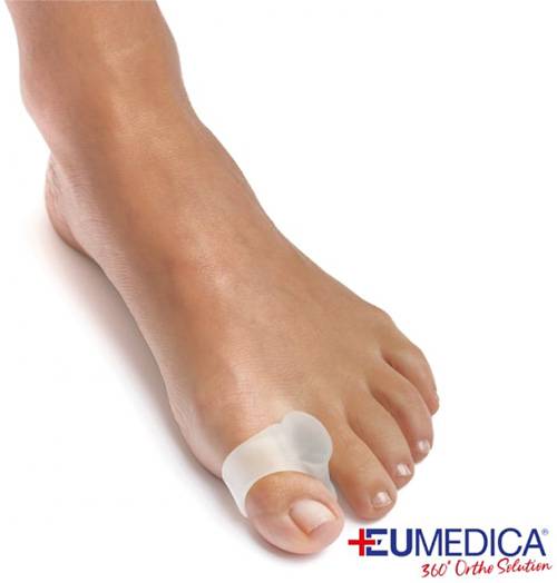 Divaricatore in Gel Toe Spreader co Anello di Fissaggio al Secondo Dito M 1 pezzo