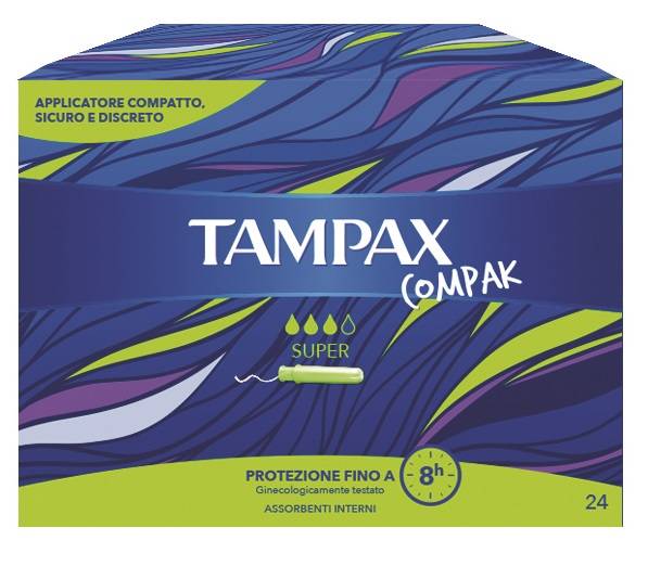 Tampax Compak Super Assorbenti Interni 24 pezzi