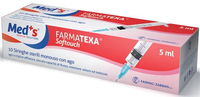 Med's Farmatexa Siringhe Sterili Gauge 14 10 pezzi