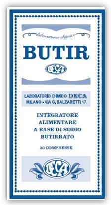 Butir Integratore di Sodio Butirrato 30 compresse