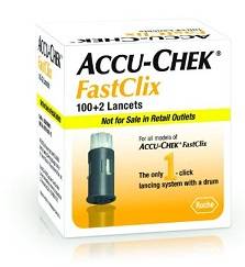 LANCETTE PUNGIDITO ACCU - CHEK FASTCLIX 100 + 2 PEZZI