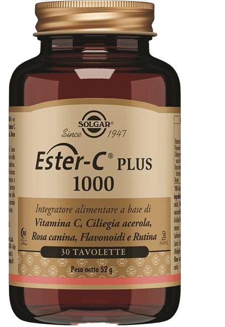 Solgar Ester C Plus 1000 Integratore per le Difese Immunitarie 30 tavolette