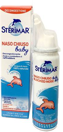 Sterimar Baby Naso Chiuso Soluzione decongestionante per il naso del bambino 50 ml
