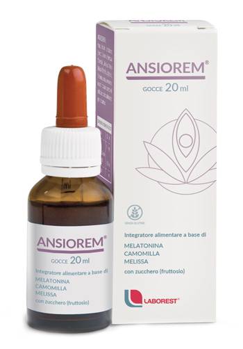 Ansiorem Gocce Integratore per Rilassamento con Melatonina 20 ml