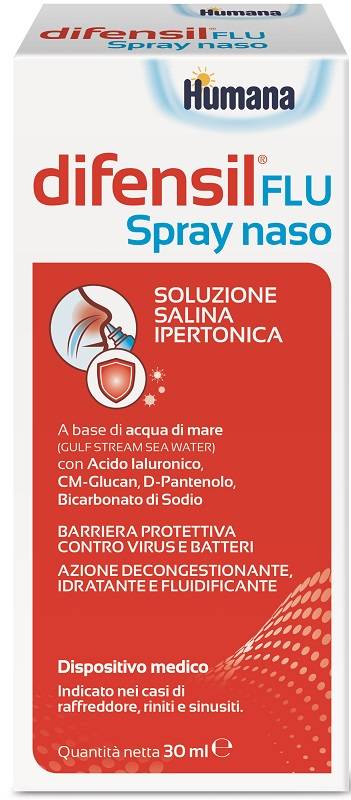 Humana Difensil Flu Spray Naso 30 ml