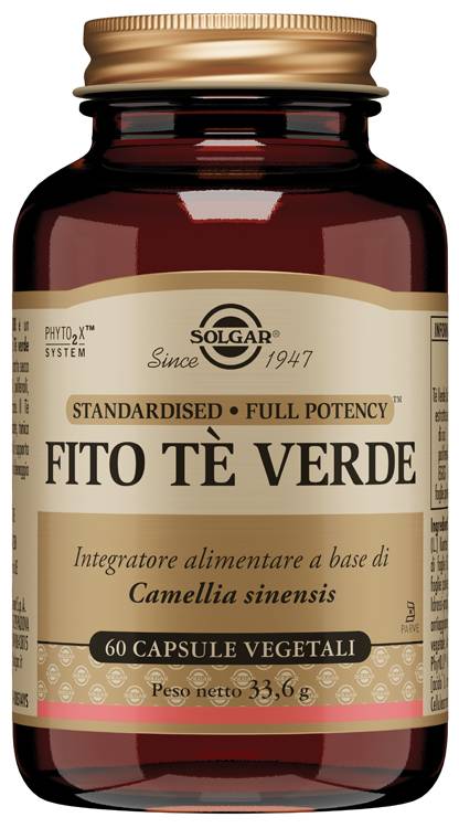 Solgar Fito Tè Verde Integratore Antiossidante 60 capsule