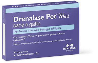 DRENALASE PET MINI CANE GATTO 20 COMPRESSE