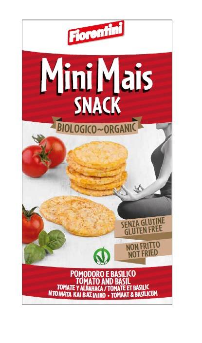 BIO MINI MAIS SNACK AL POMODORO E BASILICO 50 G