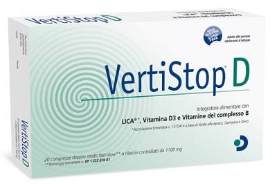Vertistop D 20 Compresse 1100 mg