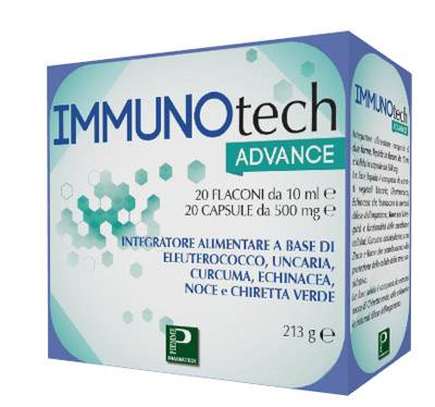 Immunotech Advance Integratore immunostimolante 20 flaconcini + 20 capsule