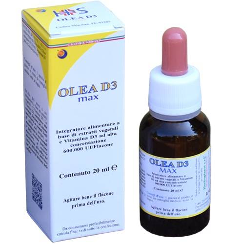 Herboplanet Olea D3 Max Integratore di Vitamina C Gocce 20 ml