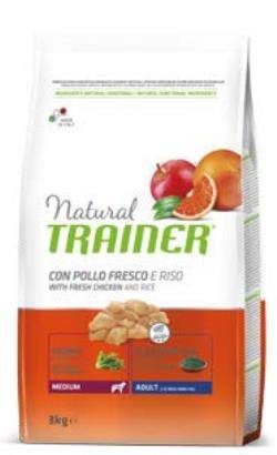 TRAINER NATURAL DOG MEDIUM ADULT POLLO FRESCO RISO E ALOE VERA 3 KG