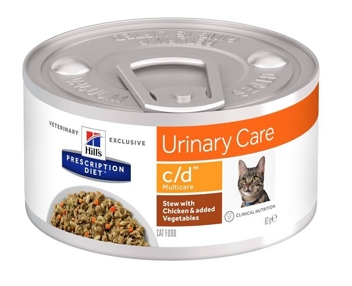 PRESCRIPTION DIET FELINE URINARY CARE C/D MULTICARE POLLO ESTUFATO 82 G