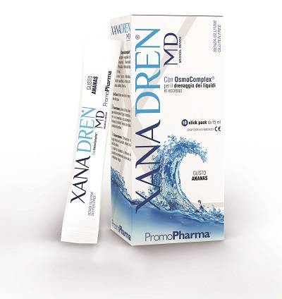 PromoPharma Xanadren MD Drenante Gusto Ananas 10 Stick