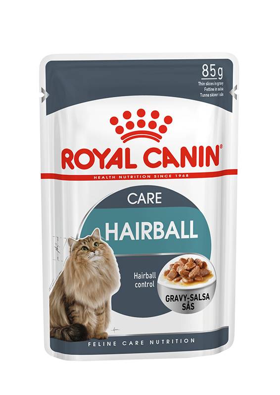 Royal Canin Feline Care Nutrition Wet Care Hairball Alimento Umido per Gatti 85 g