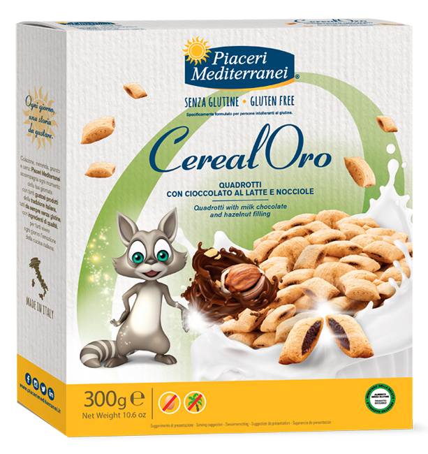 Piaceri Mediterranei CerealOro Quadrotti senza Glutine 300 g