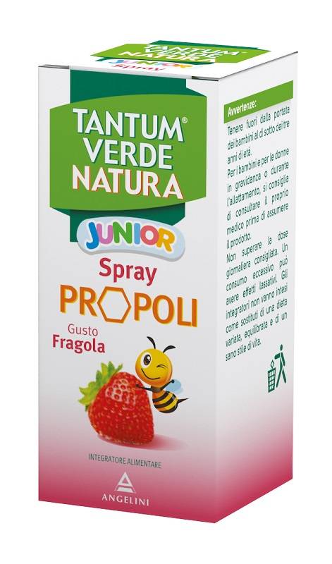 Tantum Verde Natura Junior Spary Gusto Fragola 25 ml