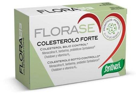 Santiveri Florase Colesterolo Forte Integratore per il Controllo del Colesterolo 40 capsule