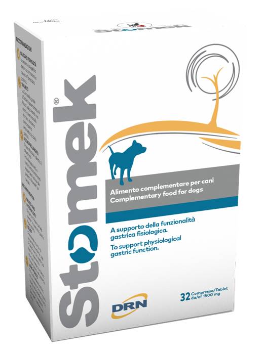 Stomek Alimento Complementare per Cani a Supporto della Funzionalità Gastrica 32 compresse