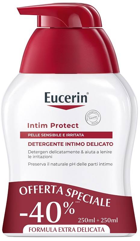 Eucerin Intim - Protect Detergente Intimo Delicato Bipacco 250 ml + 250 ml