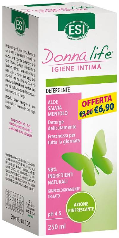 ESI DONNA LIFE IGIENE INTIMA DETERGENTE FRESCO 250 ML