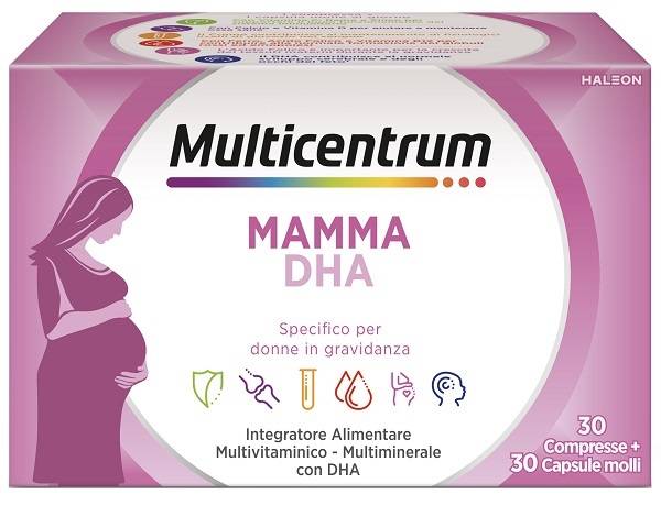 Multicentrum Mamma DHA Integratore per le Donne in Gravidanza 30 compresse + 30 capsule