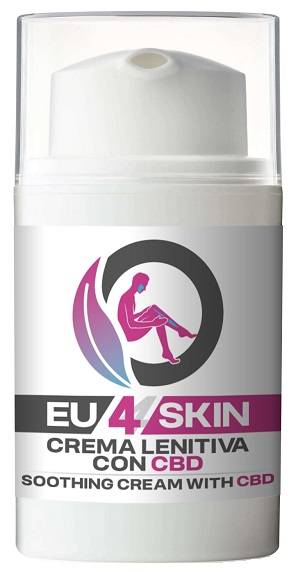 Eu4skin Crema lenitiva per acne eczema dermatite e psoriasi con Cbd 50 ml