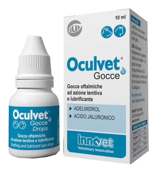 Oculvet Gocce oftalmiche per occhi rossi di cane e gatto 10 ml