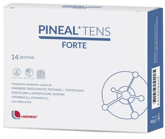 Laborest Pineal Tens Forte Integratore per il Sistema Nervoso e Muscolare 14 bustine Nuova Formula