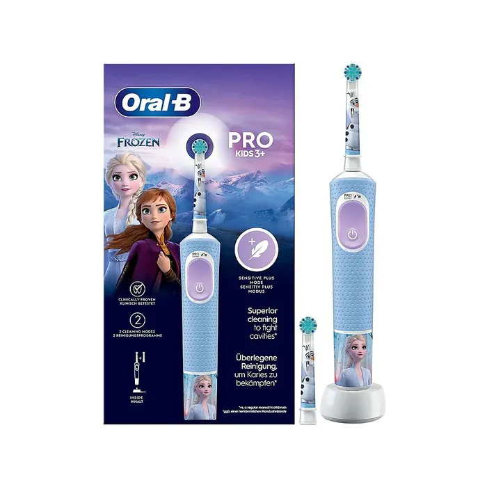 Oral B Frozen Spazzolino Elettrico per Bambini + 1 Testina di Ricambio
