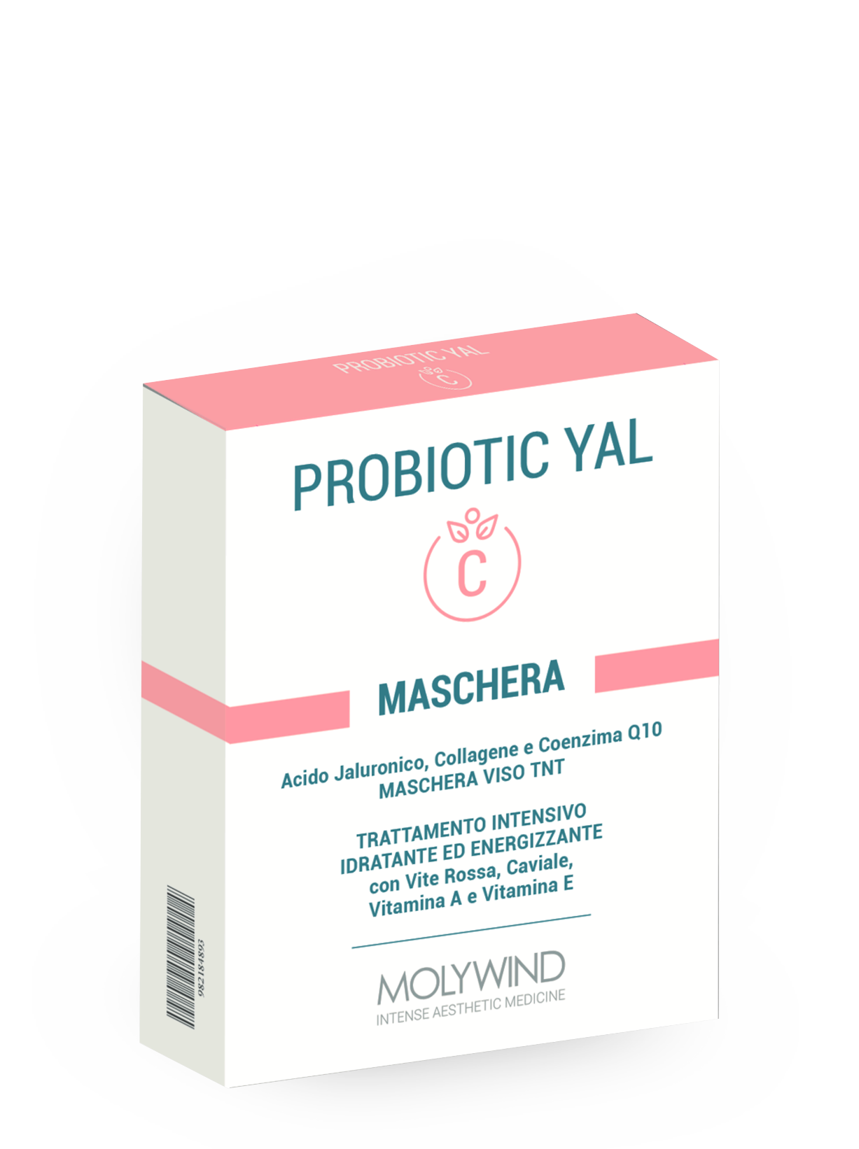 Blufarma Molywind Probiotic Yal C Maschera Antiaging 4 bustine