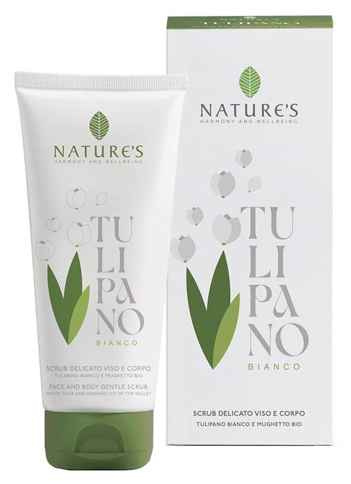 Nature's Tulipano Bianco Scrub delicato per viso e corpo 200 ml